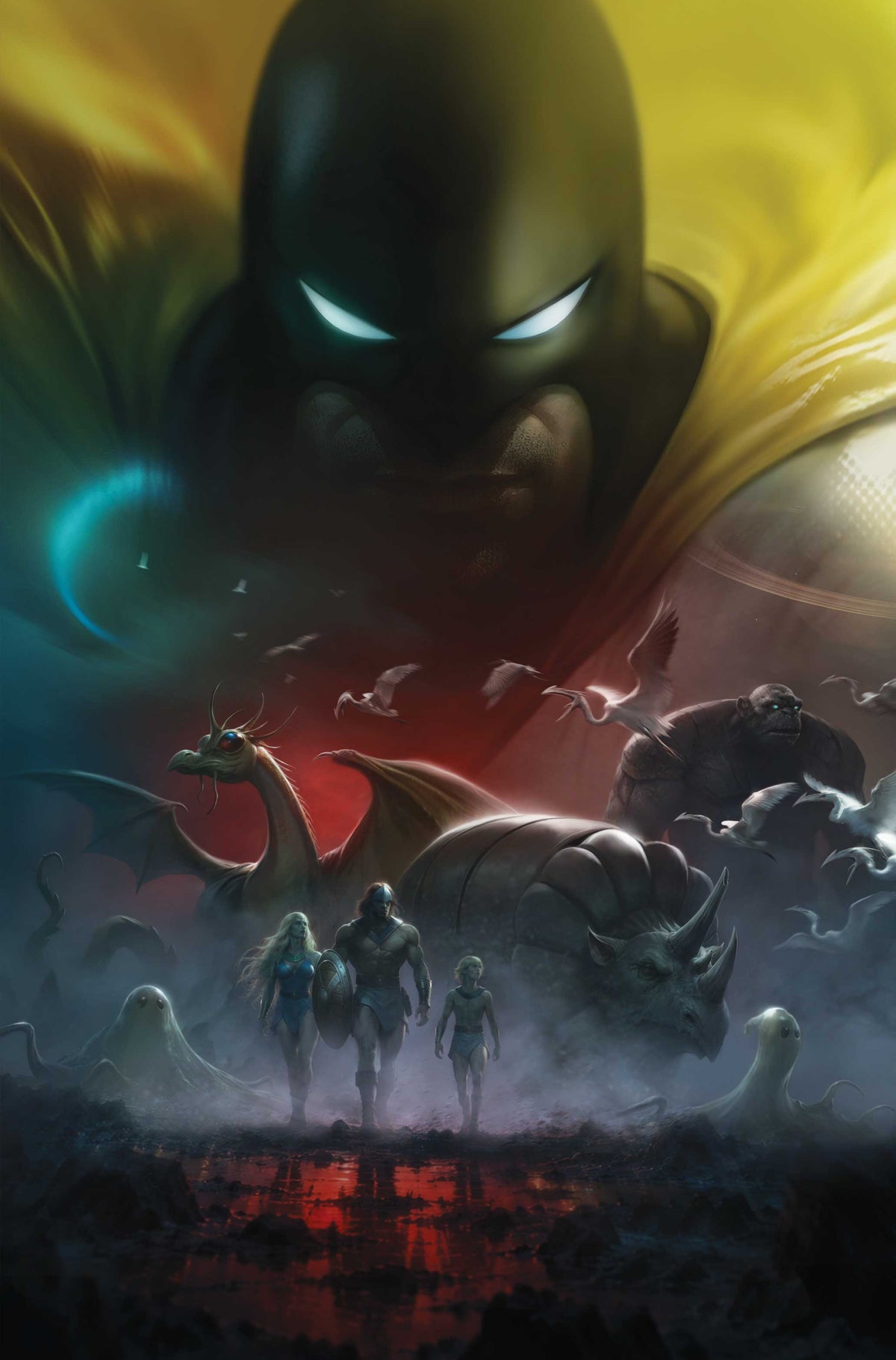 Space Ghost vs the Herculoids #5 Cover F – Francesco Mattina Ltd Virgin Variant