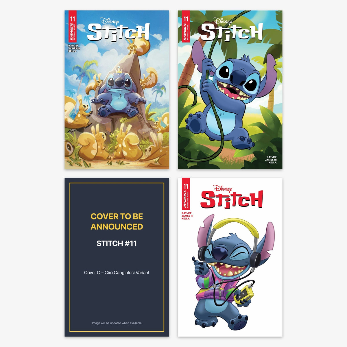 Stitch #11 Bundle – Covers A–D (No Incentive)