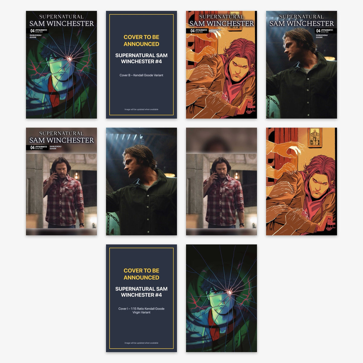 Supernatural Sam Winchester #4 Bundle – Covers A–J (incl. Ratio Incentives)