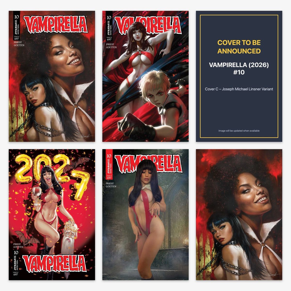 Vampirella (2026) #10 Bundle – Covers A–F (No Incentive)
