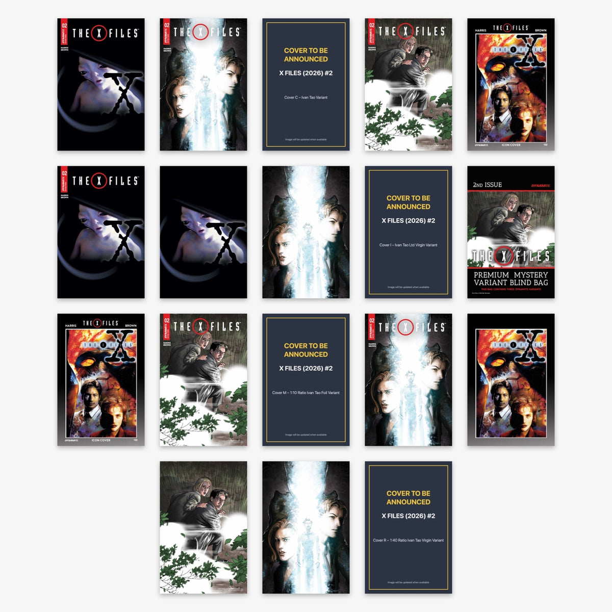 X Files (2026) #2 Bundle – Covers A–R (incl. Ratio Incentives)