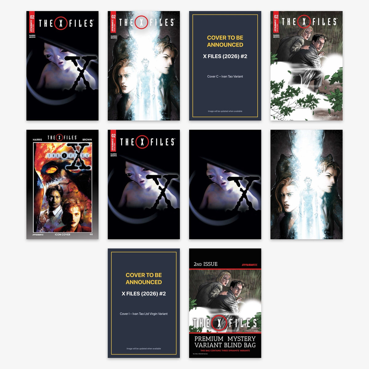 X Files (2026) #2 Bundle – Covers A–J (No Incentive)