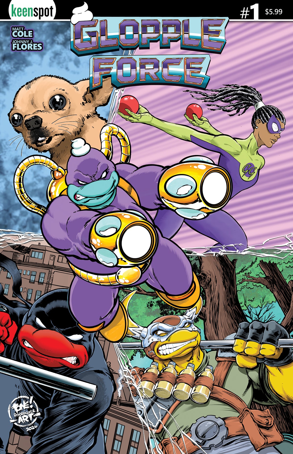 Glopple Force #1 Cover B – Tone Rodriguez Variant
