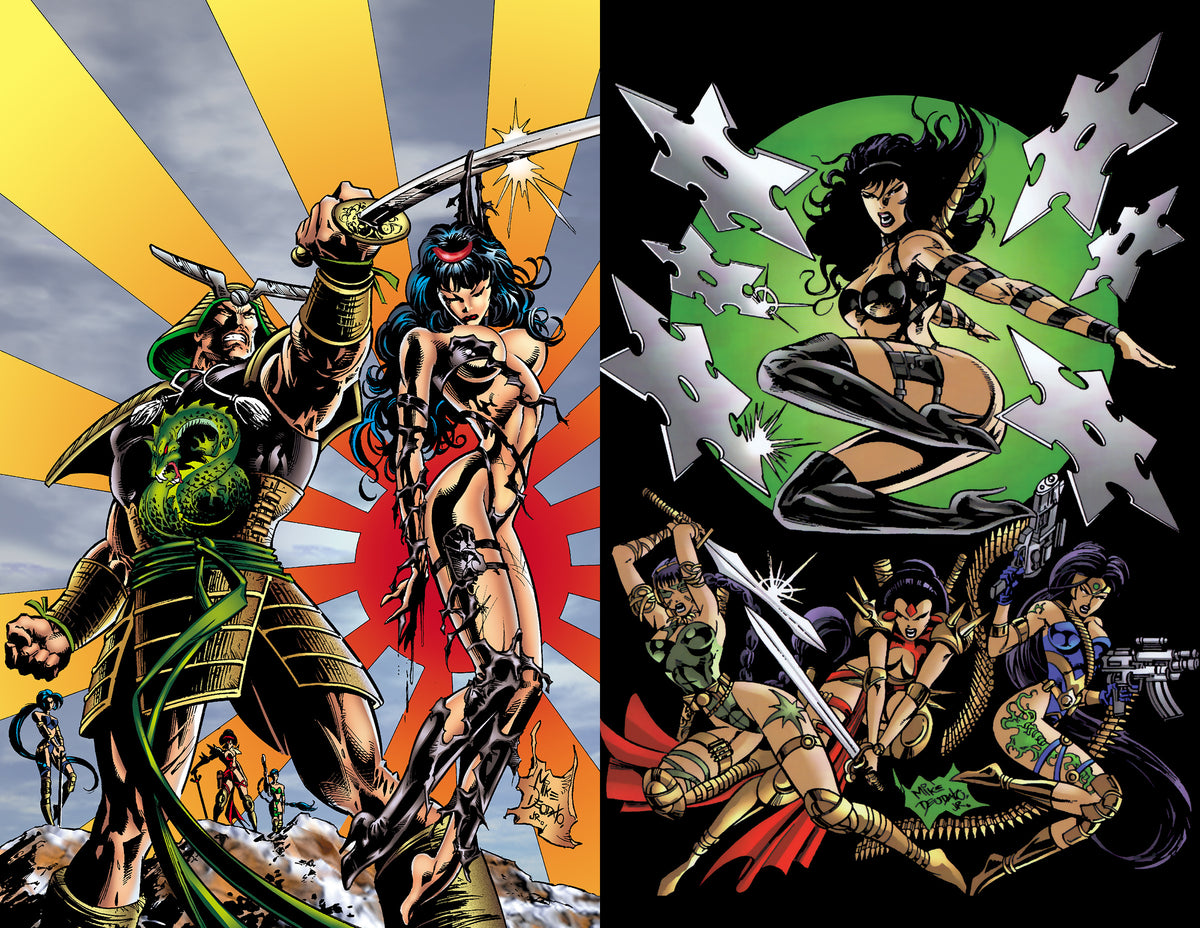 Jade Warriors #4 Cover D – Mike Deodato Holofoil Flip Cover Variant