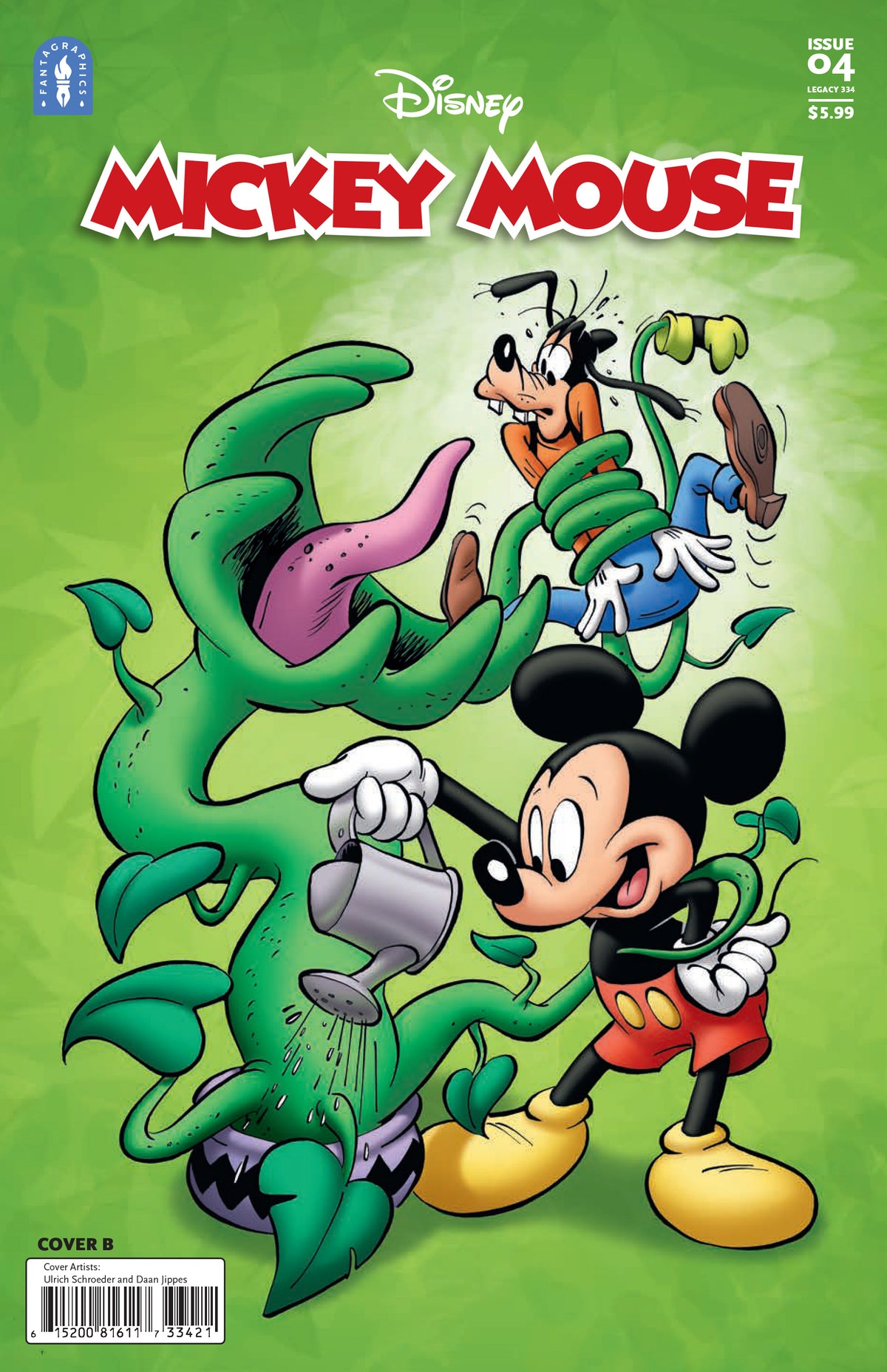 Mickey Mouse Legacy #334 THE AMORPHIUM MENACE Cover B – Daan Jippes Ulrich Schroeder Variant