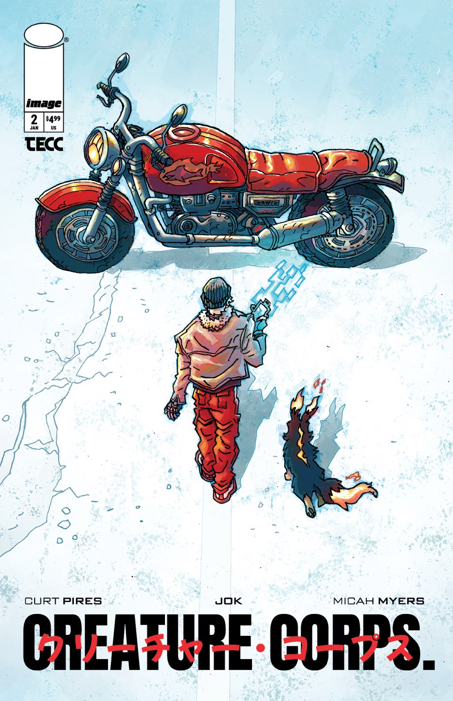 Creature Corps #2 Cover E – 1:25 Ratio Jok Akira Homage Variant