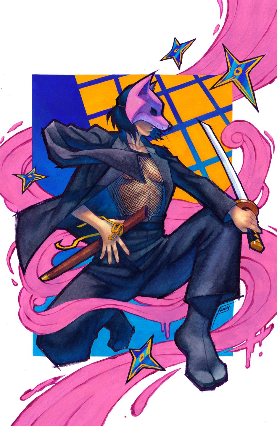 Exquisite Corpses Fox Mask Killer #5 (of 5) Cover E – 1:50 Ratio Justine Frany Virgin Variant