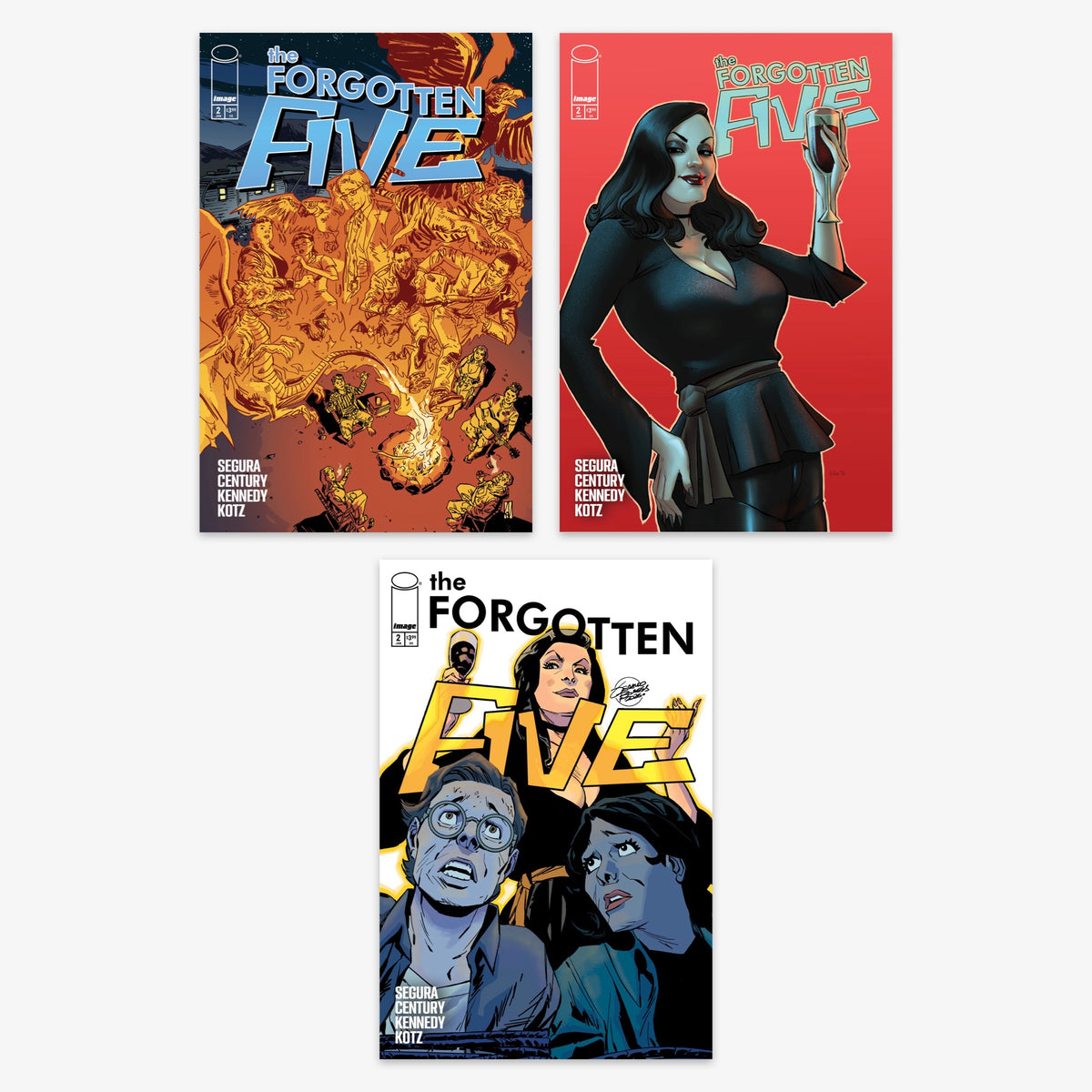 Forgotten Five #2 Bundle – Covers A–C
