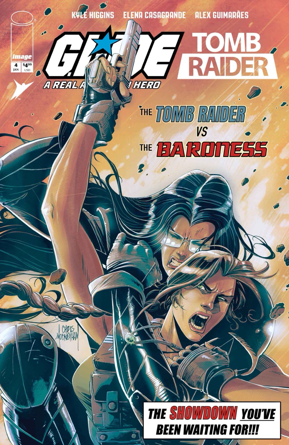 GI Joe a Real American Hero Tomb Raider #4 (of 5) Cover D – 1:25 Ratio Chris Mooneyham Vintage Joe