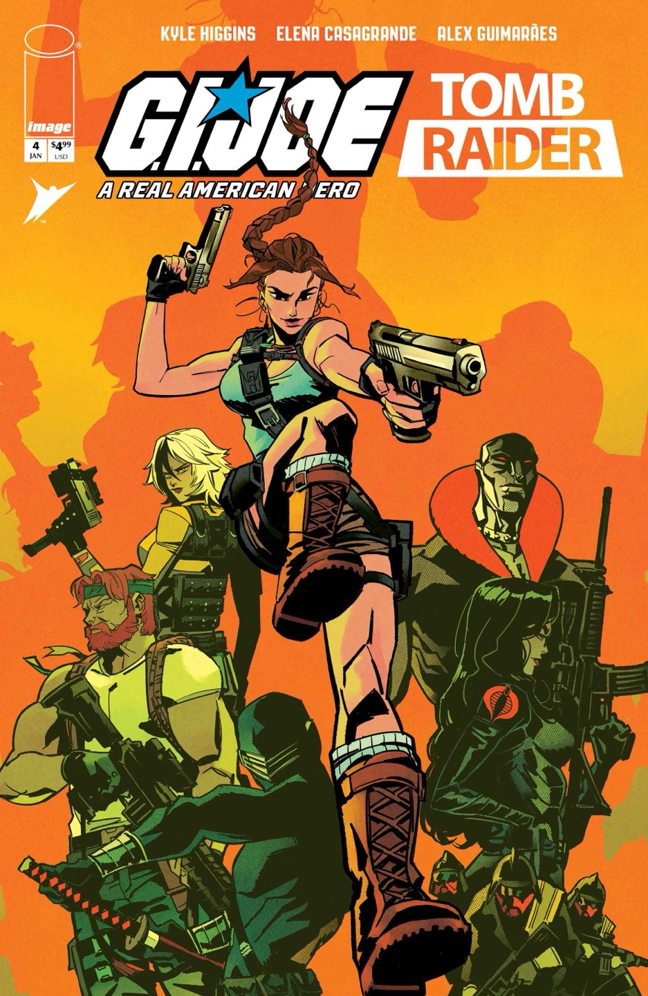 GI Joe a Real American Hero Tomb Raider #4 (of 5) Cover E – 1:50 Ratio Rossi Gifford & Miquel Muerto