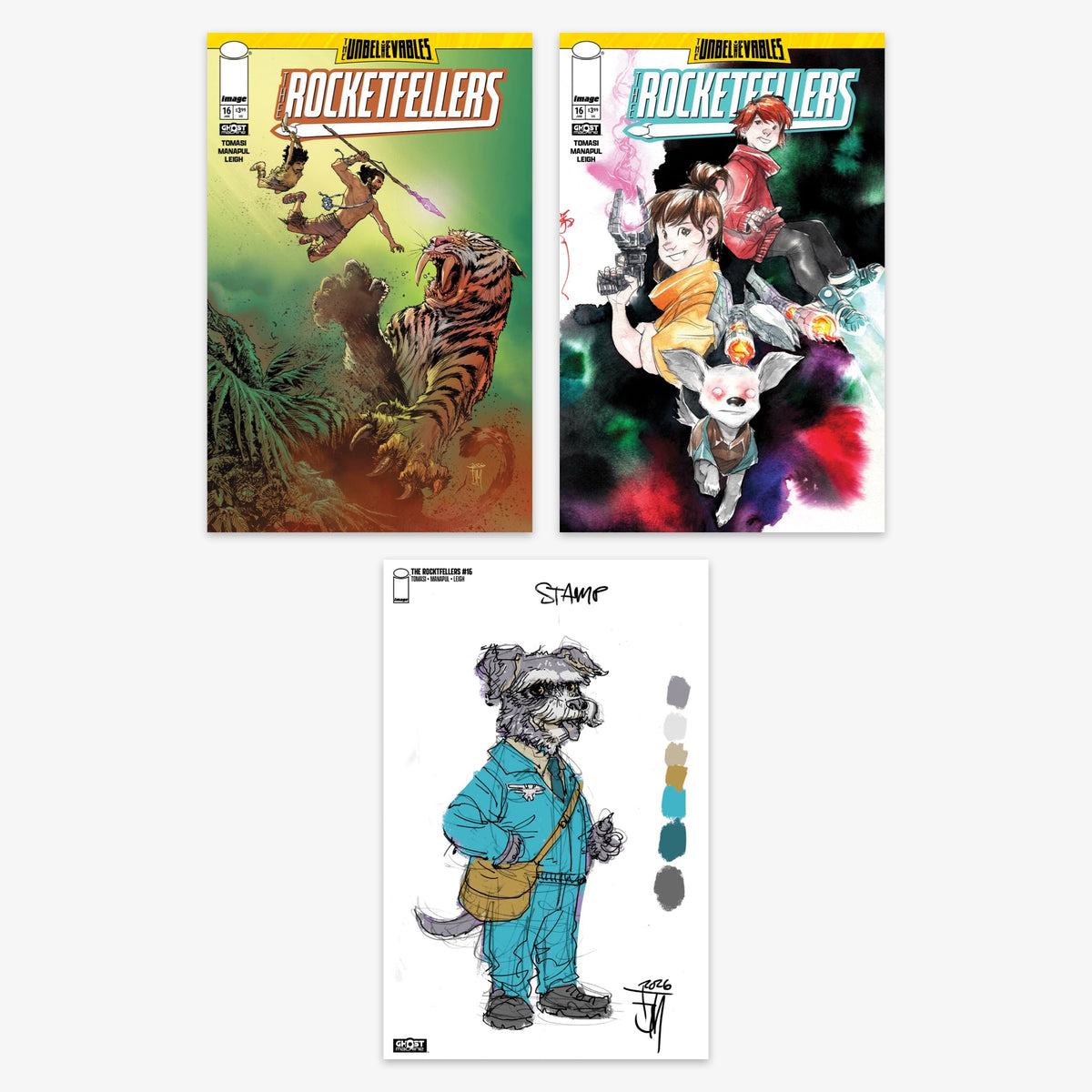 Rocketfellers #16 Bundle – Covers A–C