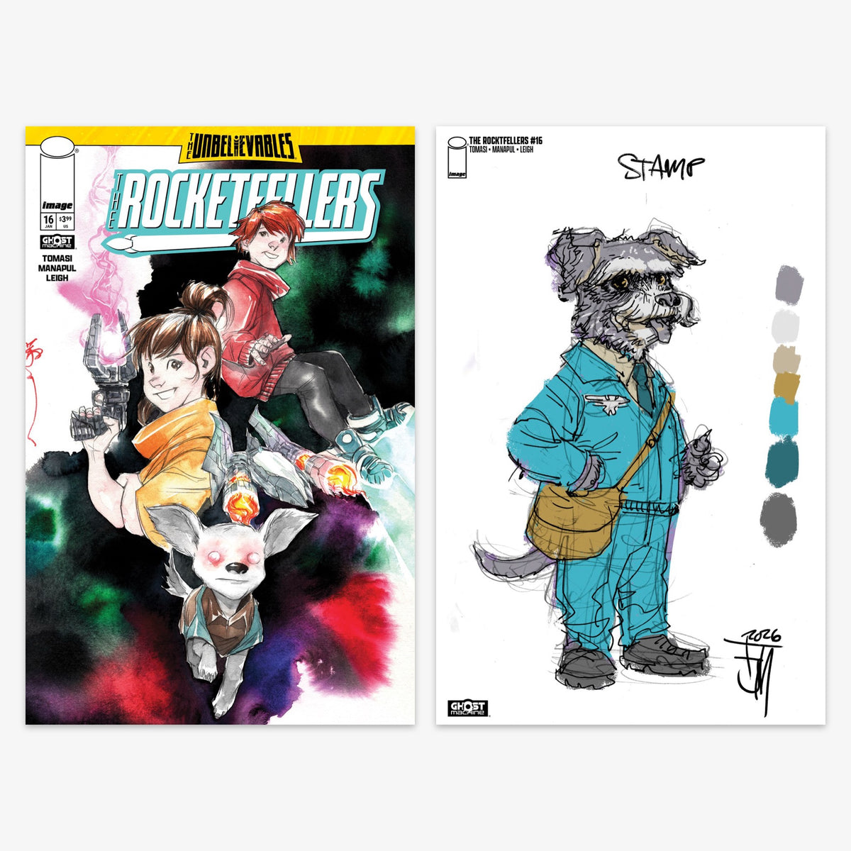 Rocketfellers #16 Bundle – Covers B & C