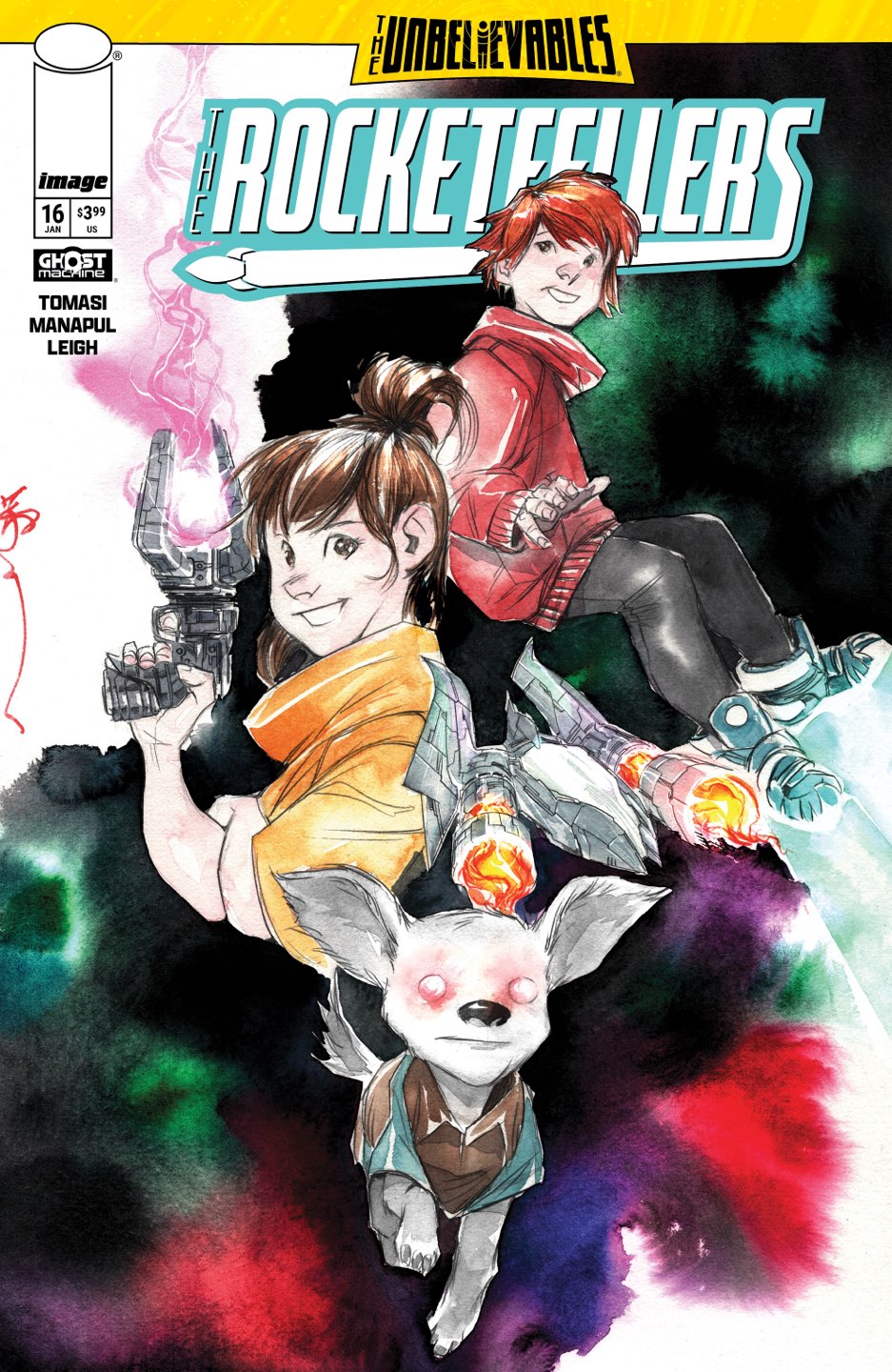 Rocketfellers #16 Cover B – Dustin Nguyen Variant