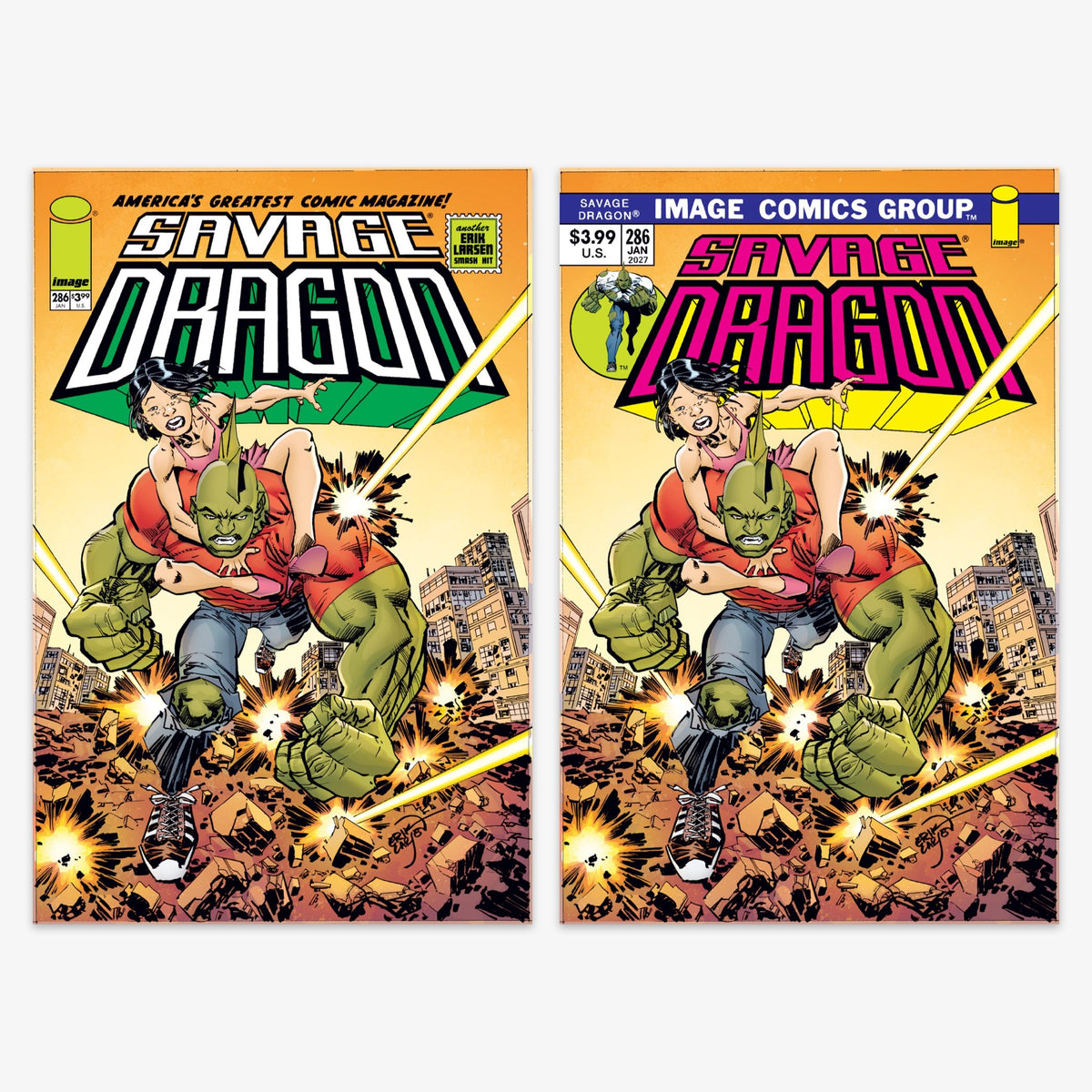 Savage Dragon #286 Bundle – Covers A & B