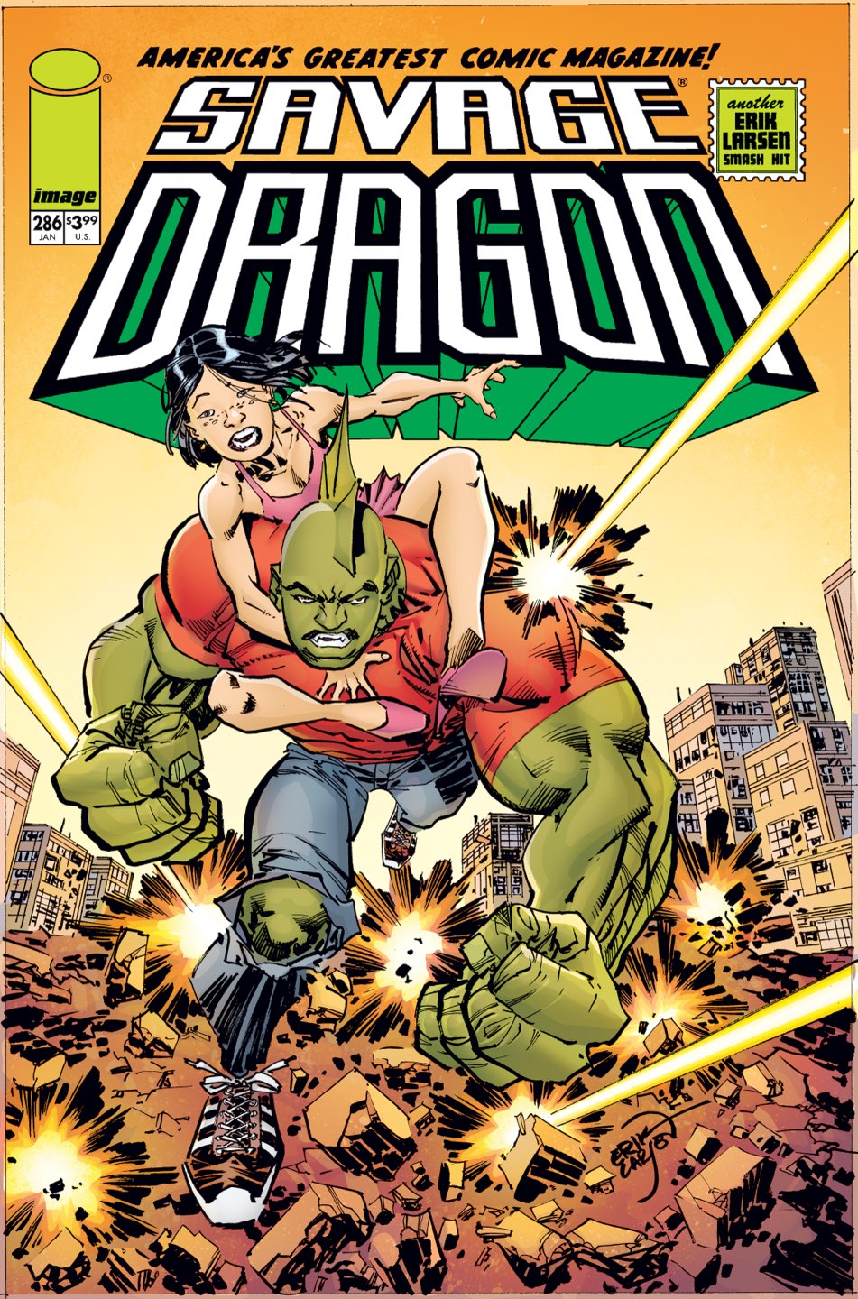Savage Dragon #286 Cover A – Erik Larsen