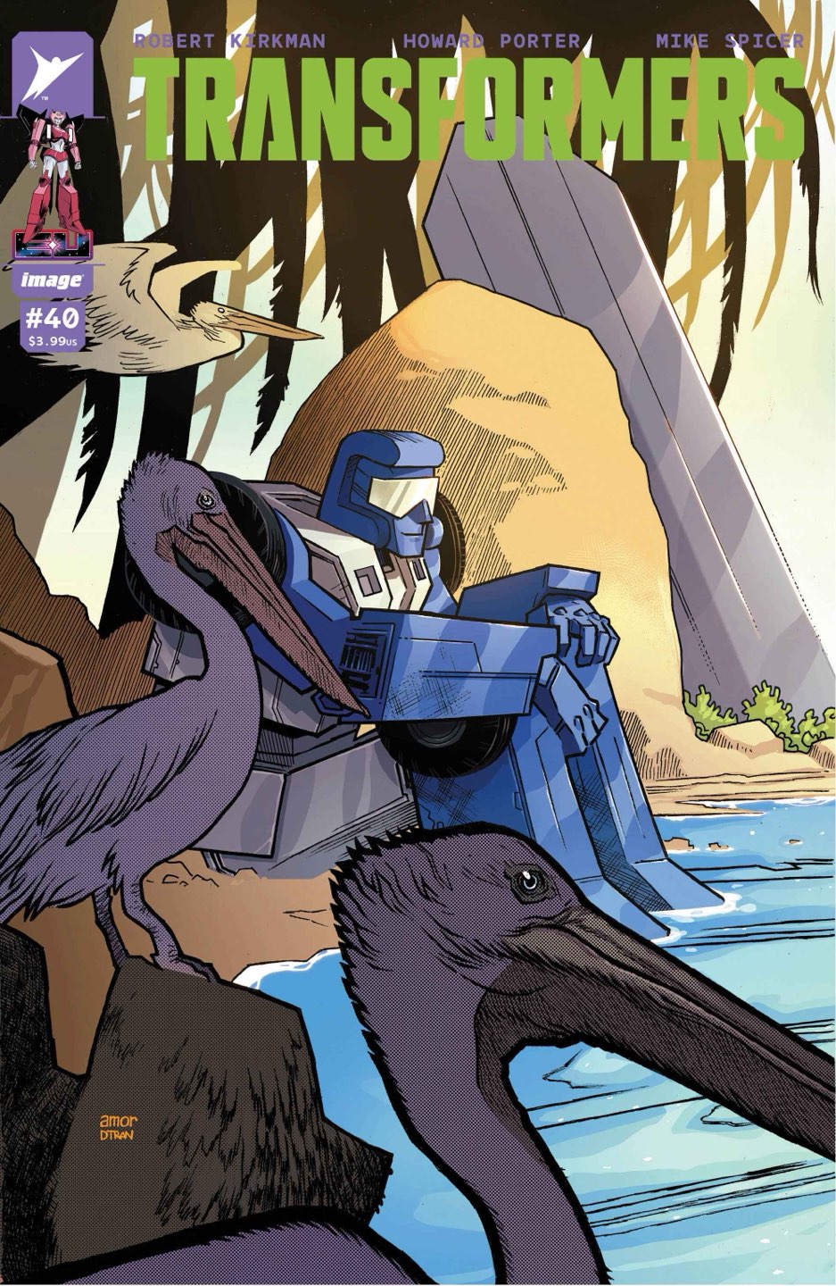 Transformers #40 Cover E – 1:50 Ratio John Amor Variant