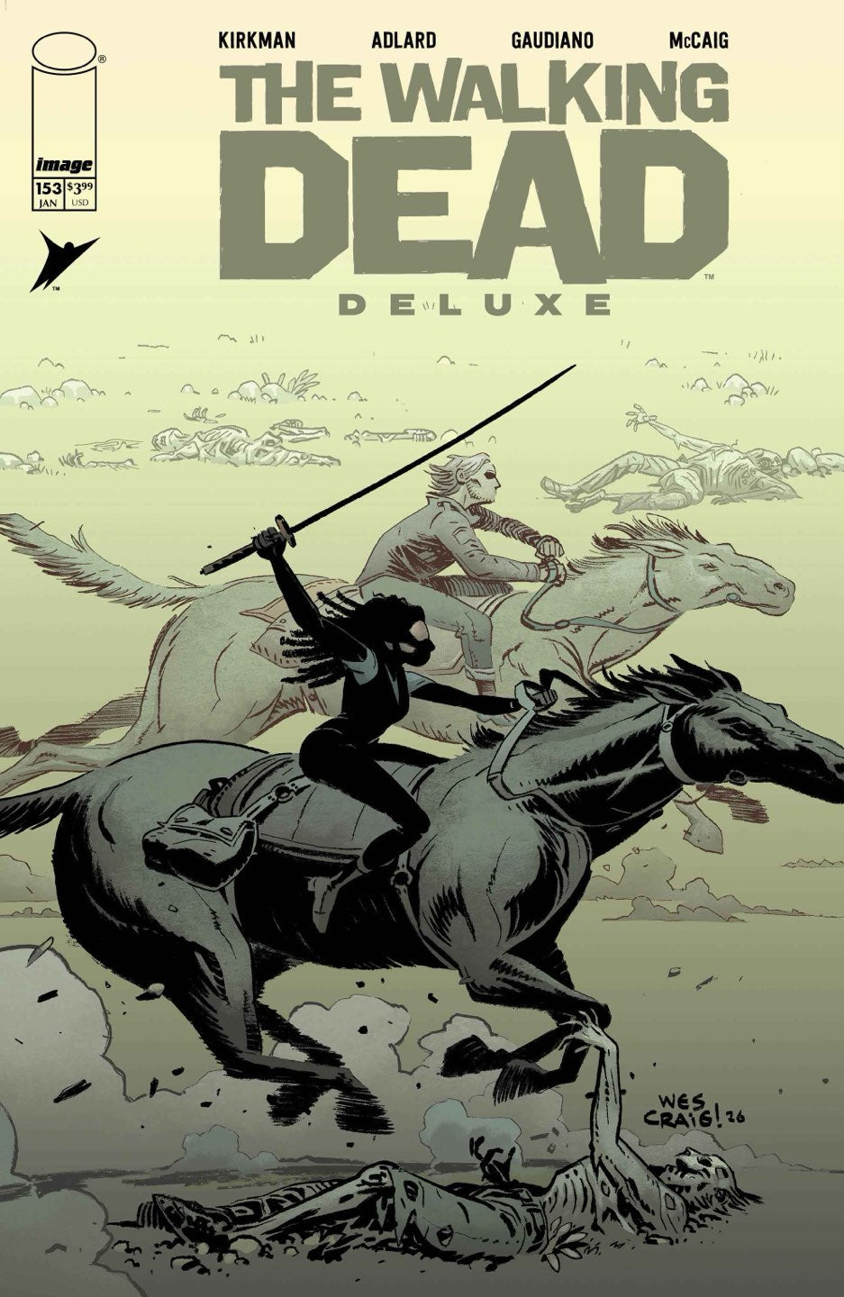 Walking Dead Deluxe #153 Cover C – Wes Craig & Dave McCaig Variant