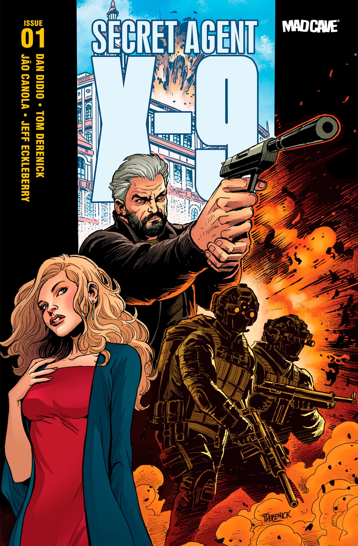 Secret Agent X9 #1 Cover C – Tom Derenick Variant