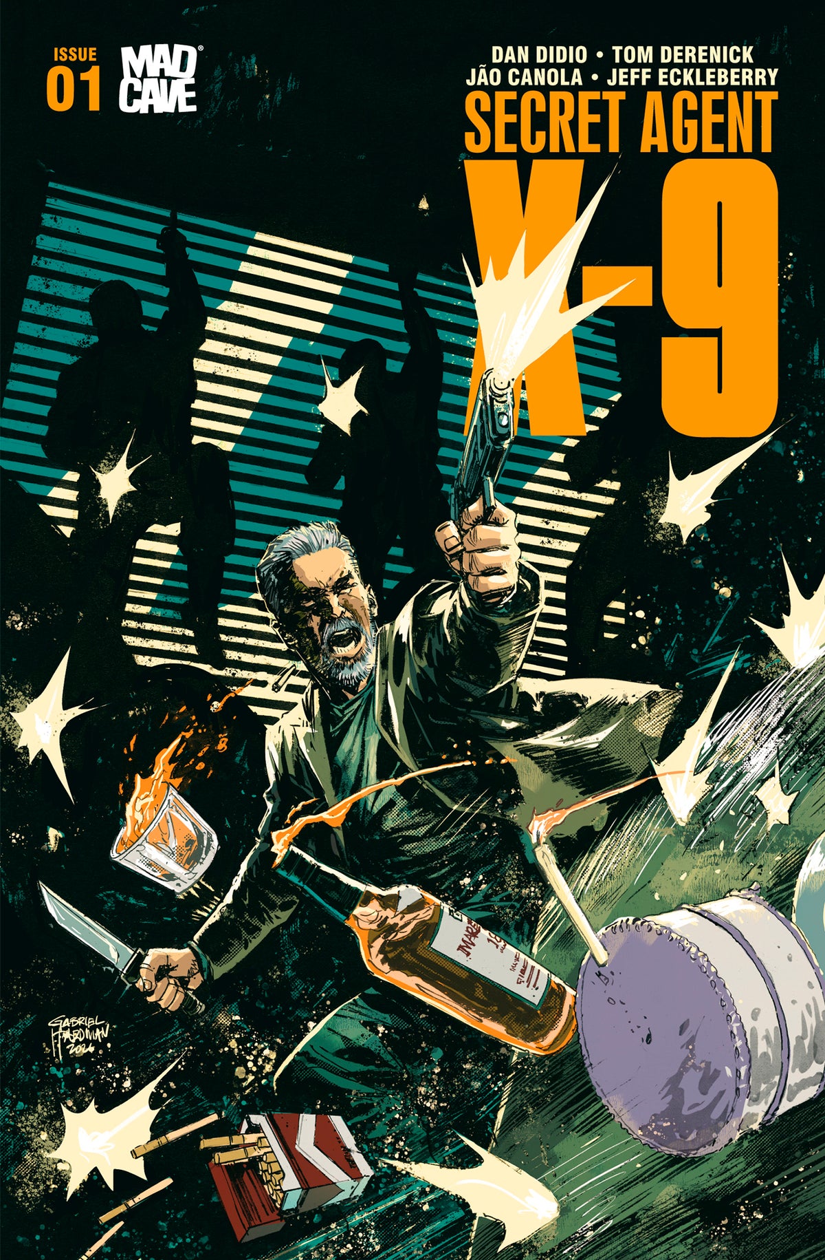 Secret Agent X9 #1 Cover D – Gabriel Hardman Variant