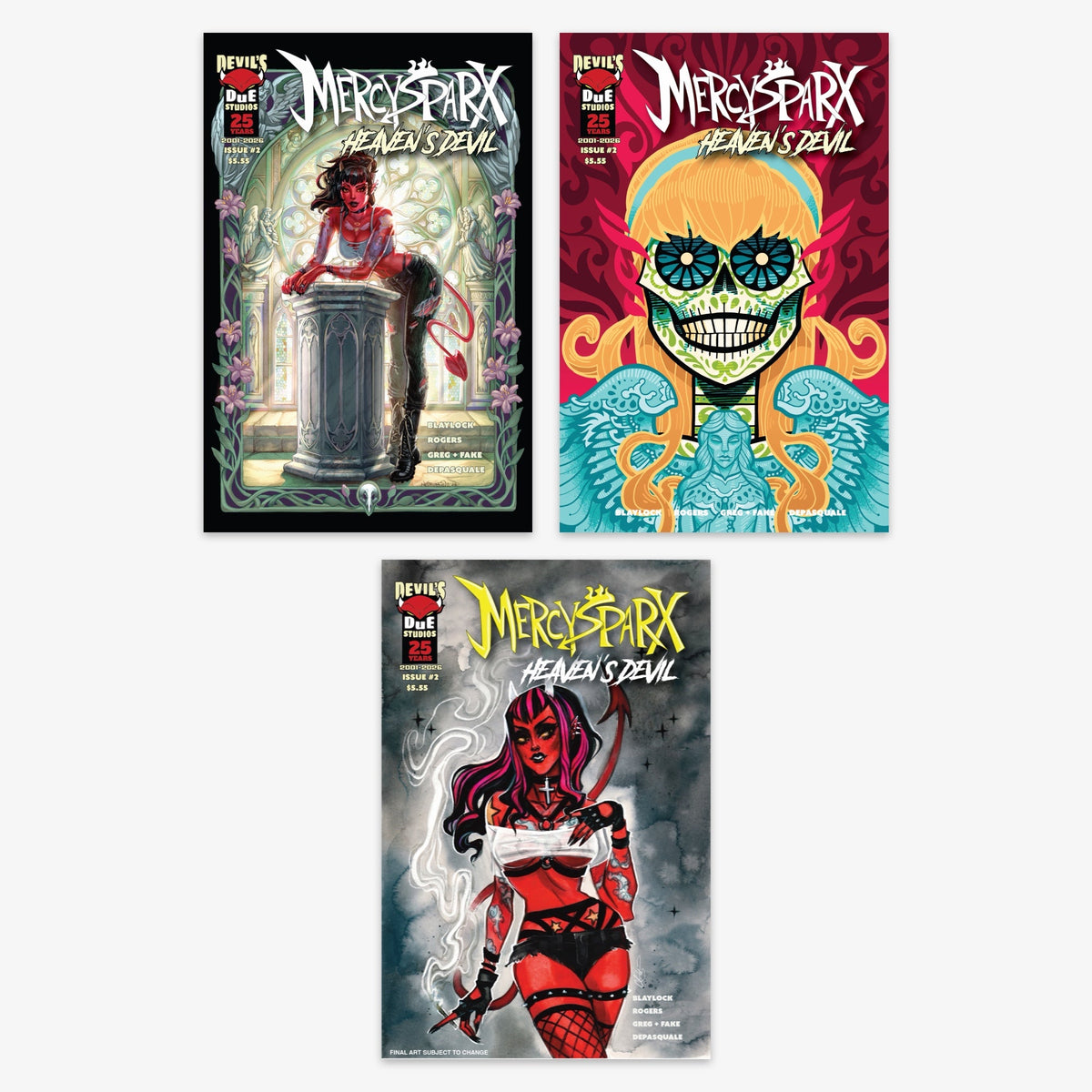 Mercy Sparx Heavens Devil #2 (Cover A–D Variants & Bundles) Bundle – Covers A–C (No Incentive)