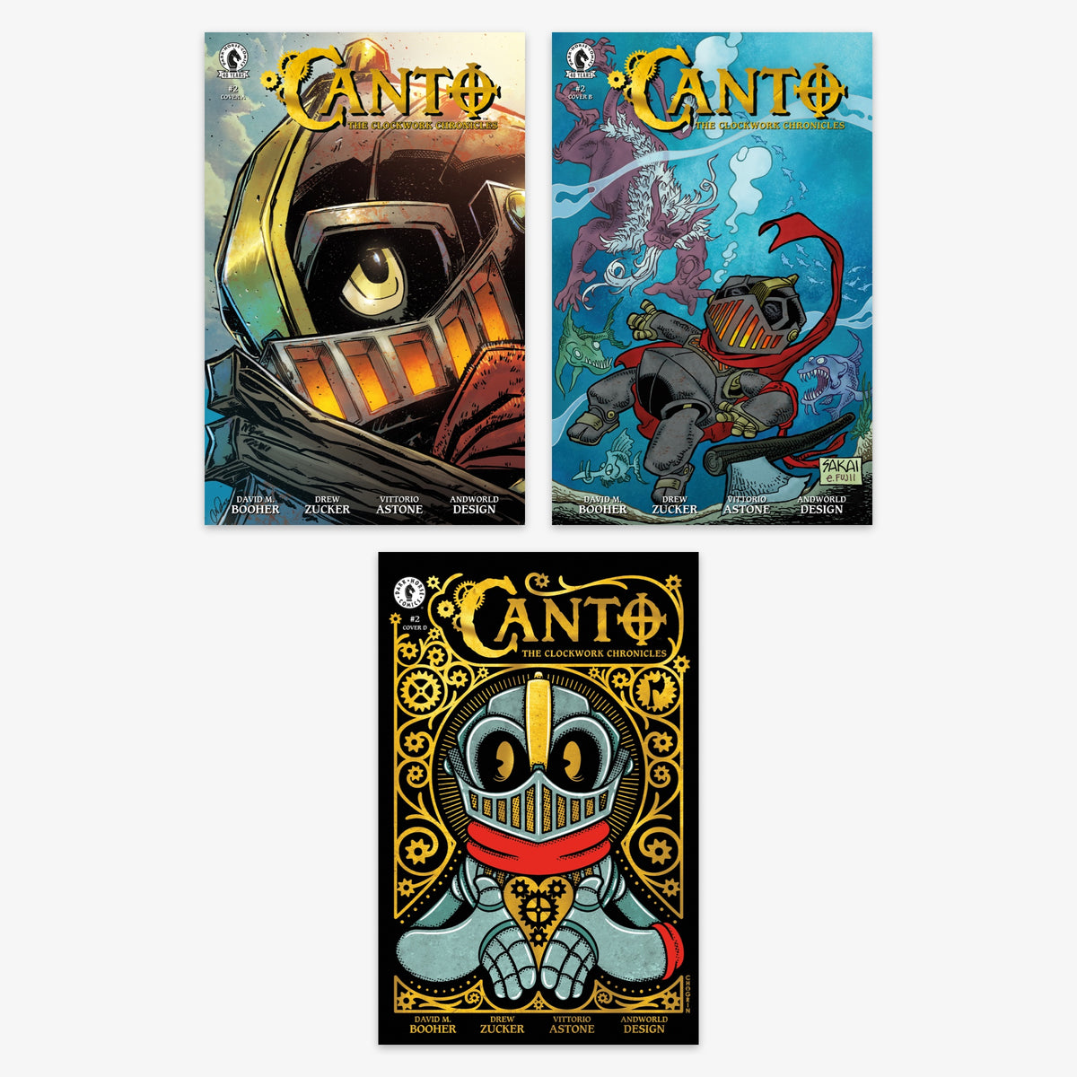 Canto: The Clockwork Chronicles #2 Bundle – Covers A, B & D (No Incentive)