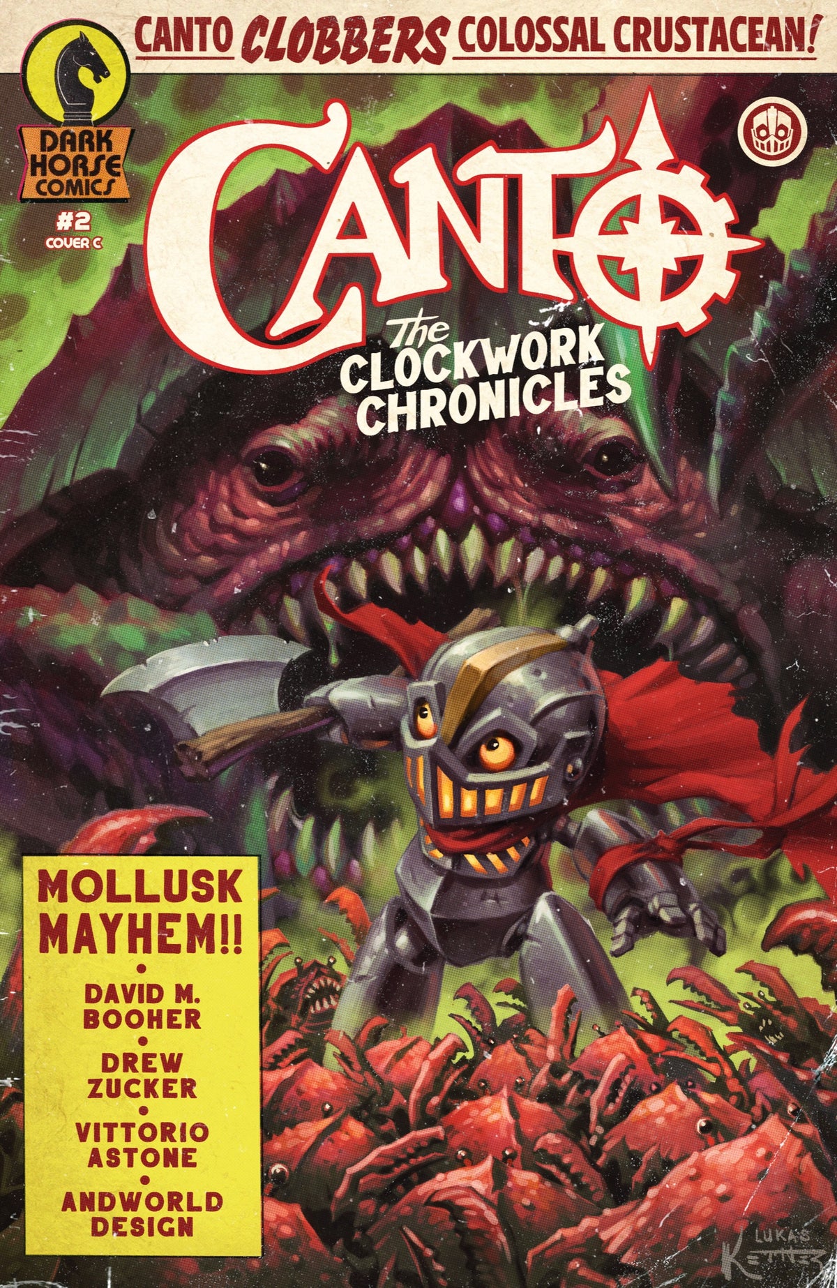 Canto: The Clockwork Chronicles #2 Cover C – 1:15 Ratio Lukas Ketner Variant