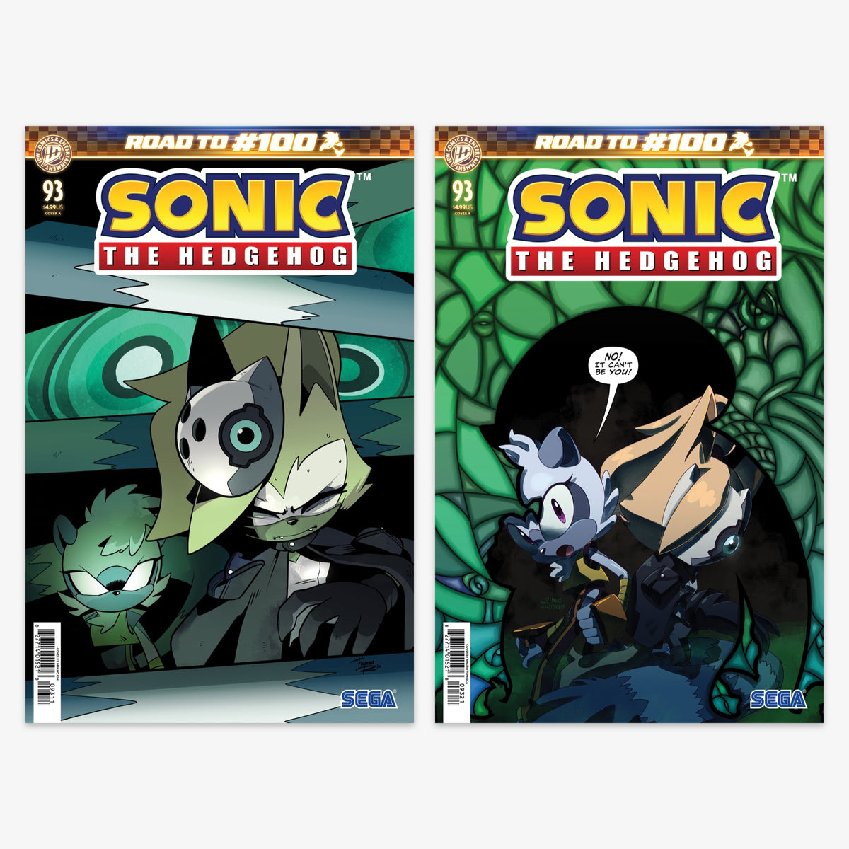 Sonic the Hedgehog #93 Bundle – Covers A & B (No Incentive)