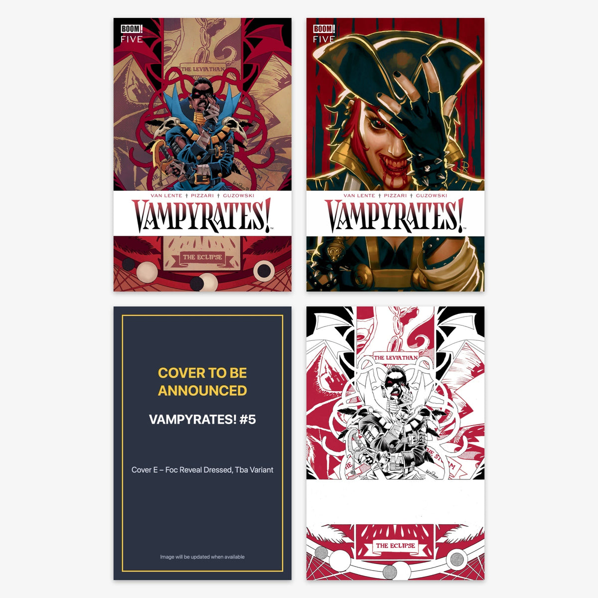 Vampyrates! #5 Bundle – Covers A, B, E & F (No Incentive)
