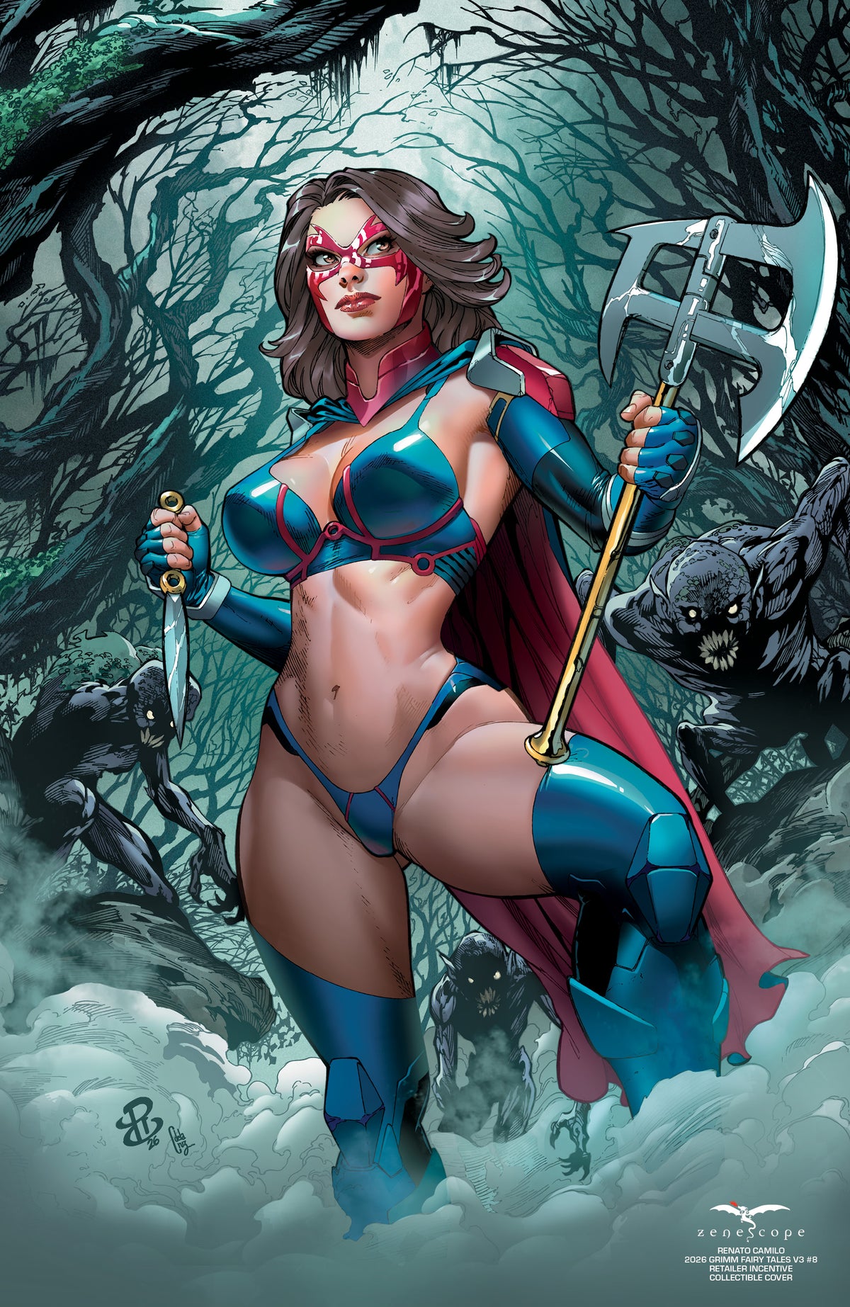 Grimm Fairy Tales Vol 3 #8 Cover D – 1:20 Ratio Renato Camilo Variant