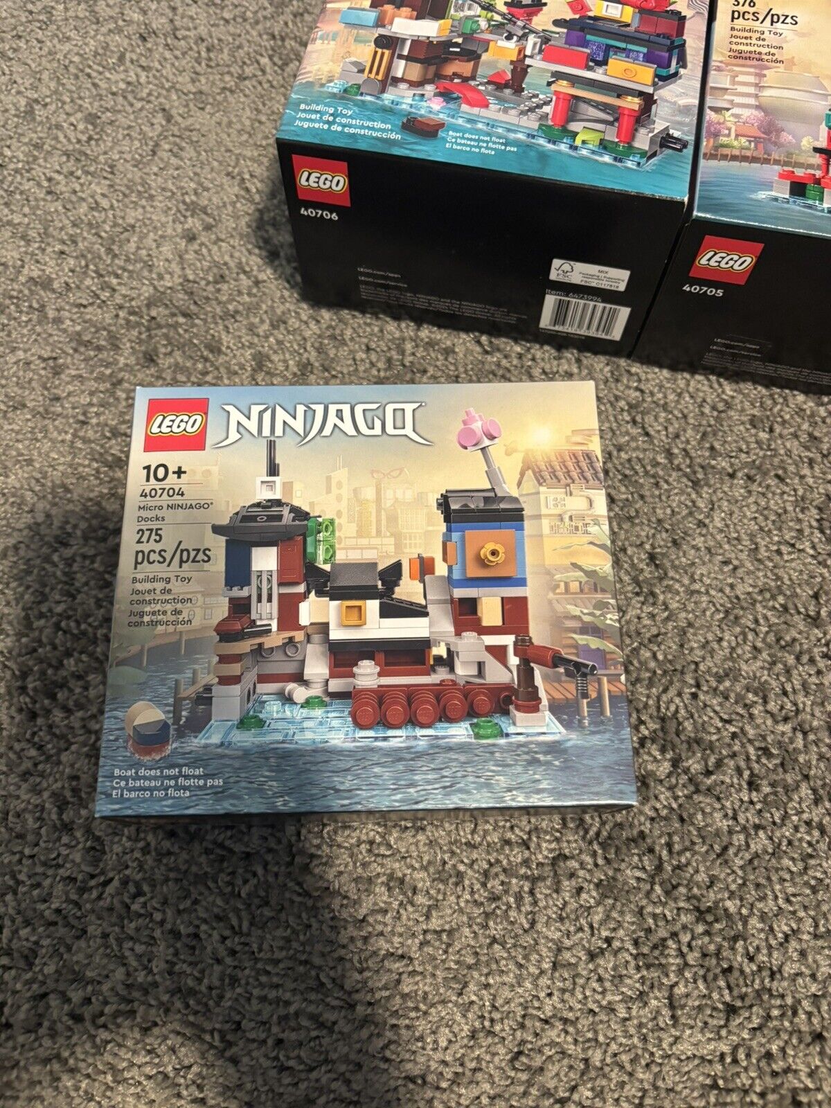 LEGO Micro Ninjago City COMPLETE SET ALL FOUR (4) #40703, #40704, #40705, #40706