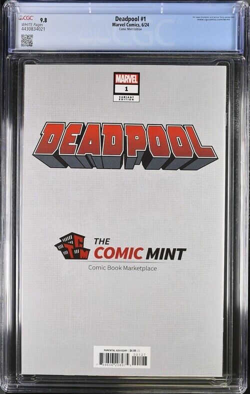 Deadpool #1 CGC 9.8 Graded Greg Horn Gwenpool C2E2 Variant 44/400