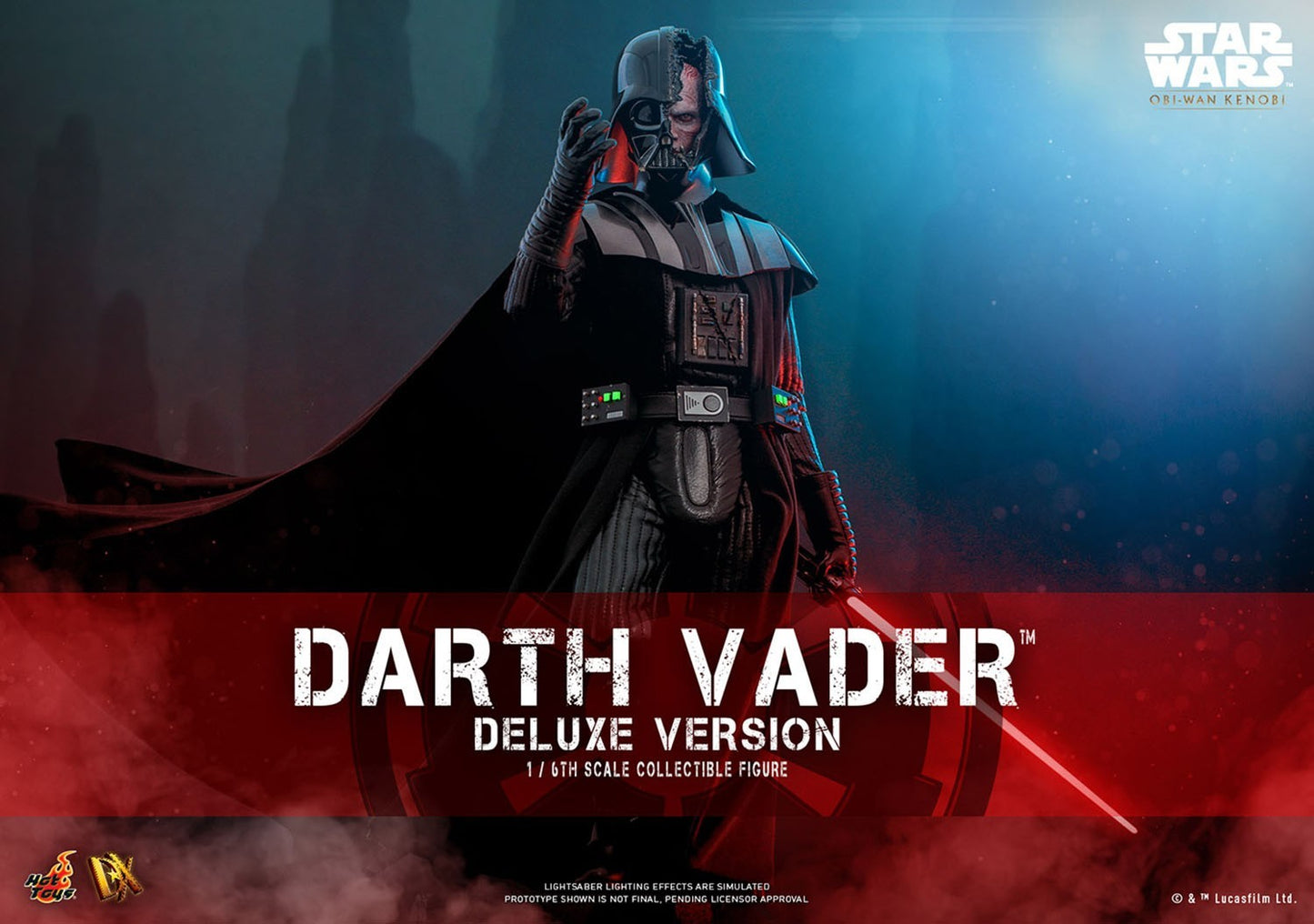 Darth Vader Deluxe Version Star Wars Sixth Scale Figure by Hot Toys