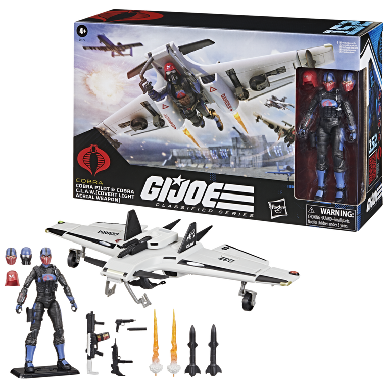 G.I. Joe Classified Series #152, Cobra Pilot & Cobra C.L.A.W claw. - PREORDER