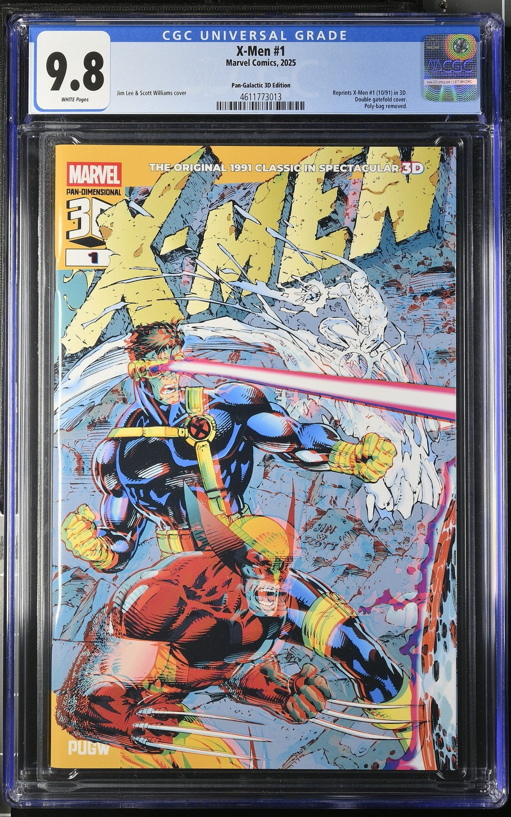 X-Men #1 – Pan Galactic 3D Gatefold Edition CGC 9.8 Jim Lee