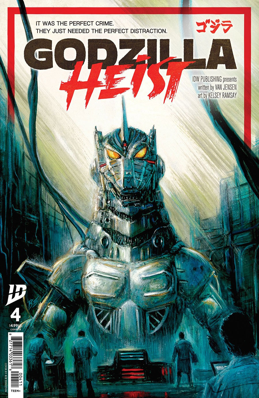 Godzilla: Heist Issue #4 - Bob Eggleton - Cover A