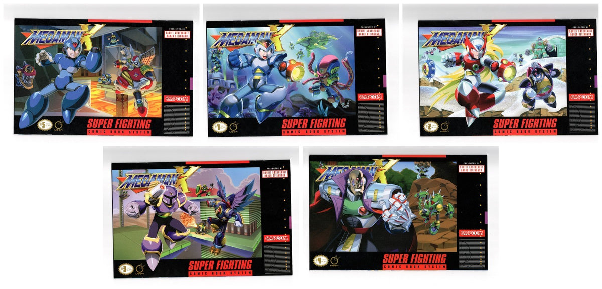 Mega Man X #1-5 Variant Cover Set 1-5 Udon 2026 SNES Homage JEFFREY CRUZ