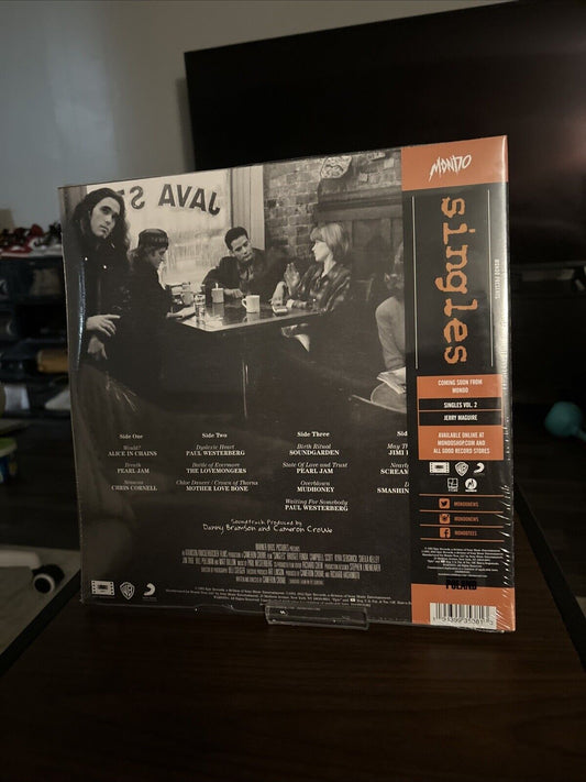 Singles, Original Motion Picture Soundtrack, 2XLP, Translucent Orange, New.