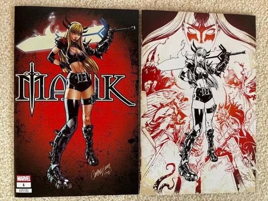 Magik #1 Exclusive J Scott Campbell Variant SET - Trade Dress + Sketch