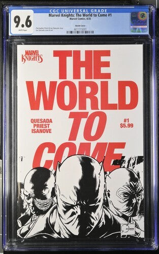 Marvel Knights: The World To Come #1 - Joe Quesada - Suprise Variant - CGC 9.6