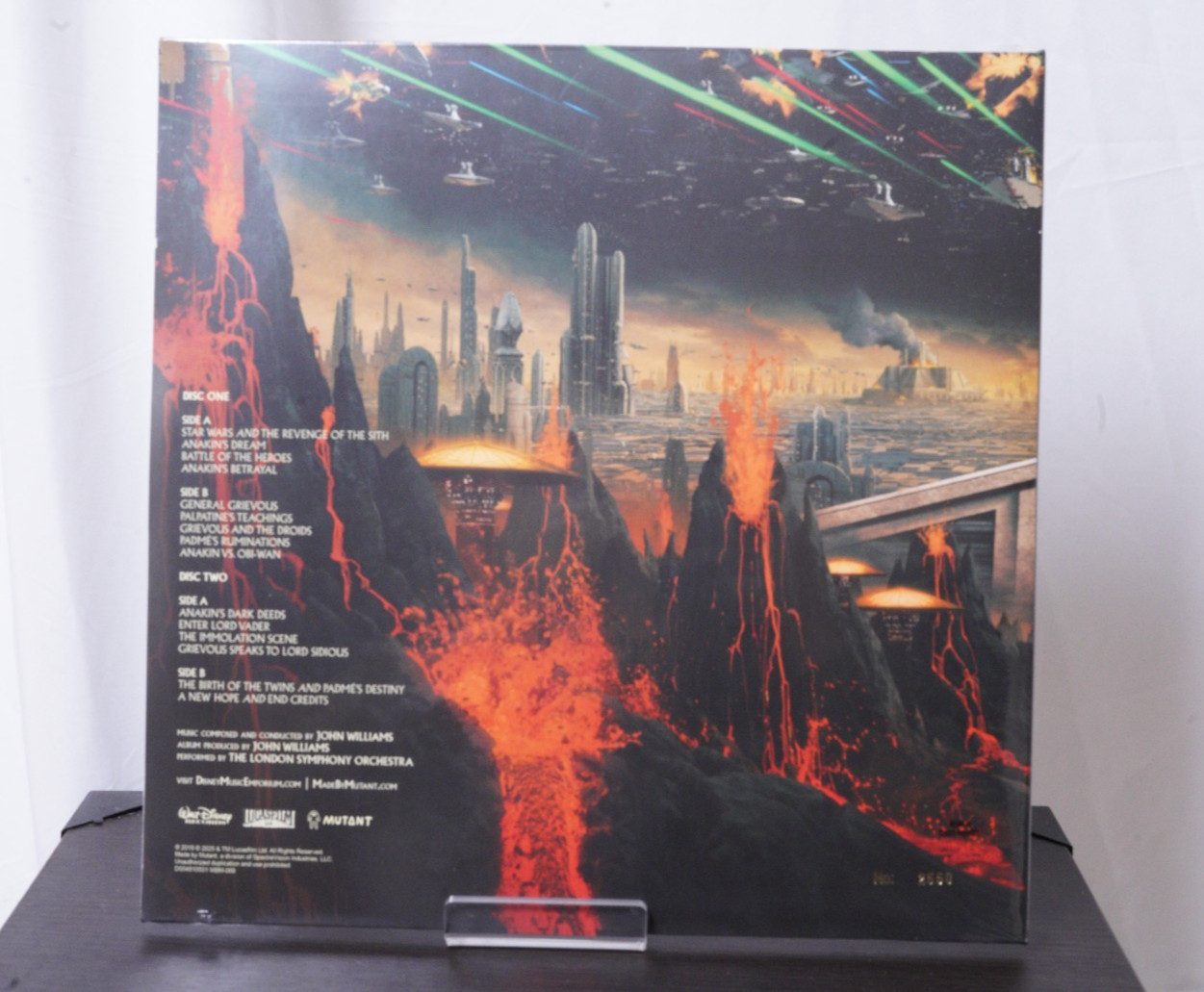 Star Wars Episode III Soundtrack Vinyl - Lava colored vinyl #2550