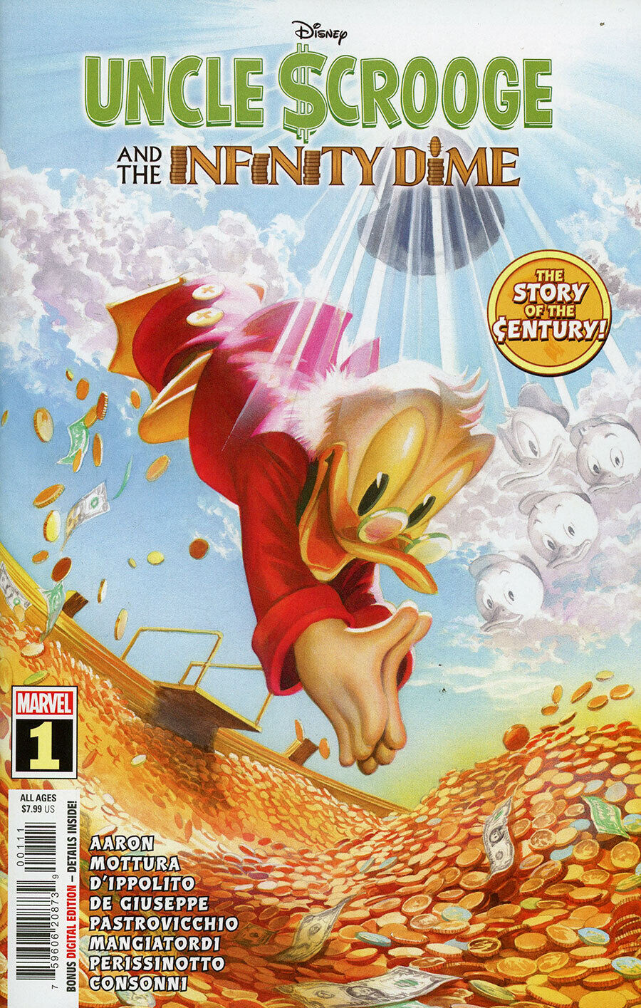 Uncle Scrooge and the Infinity Dime Issue #1 - Alex Ross - Regular