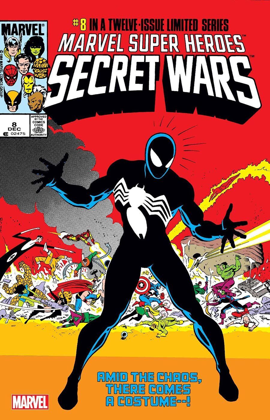 Marvel Super-Heroes Secret Wars Issue #8 - 2024 Facsimile - Foil