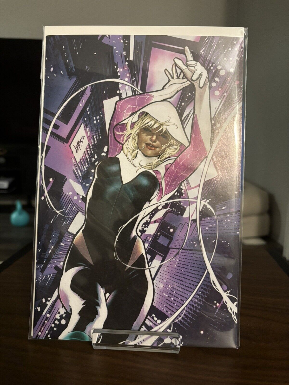 SPIDER-GWEN THE GHOST-SPIDER #1 PABLO VILLALOBOS 1:50 INCV VIR VAR - NM