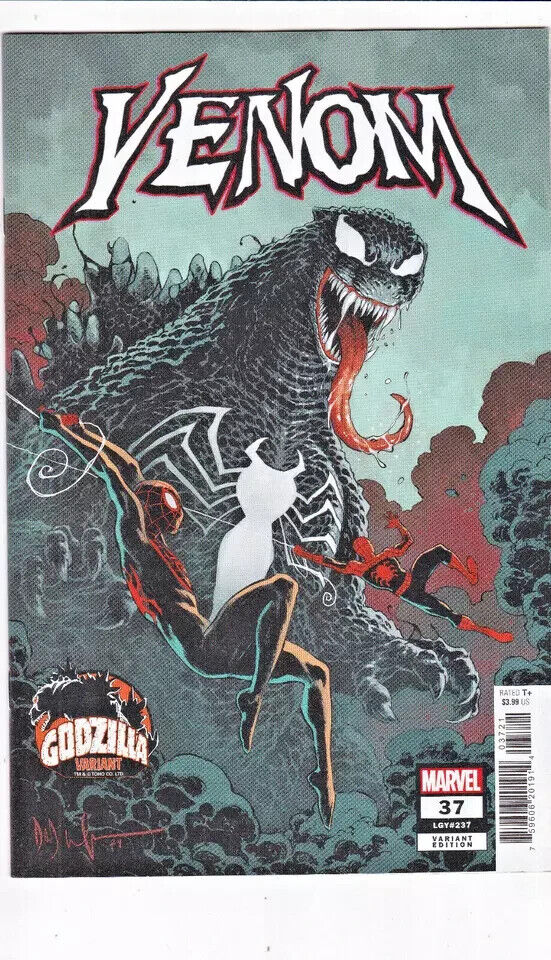 Venom Issue #37 - Dave Wachter - Godzilla