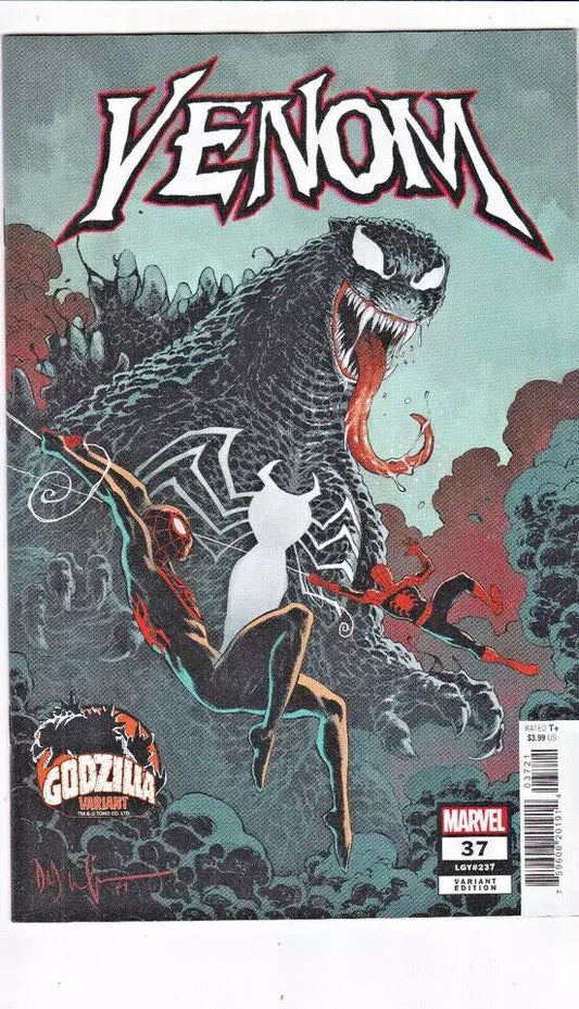 Venom Issue #37 - Dave Wachter - Godzilla