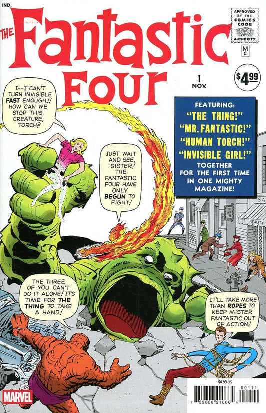 Fantastic Four Issue #1 - Jack Kirby - 2025 Facsimile - Foil