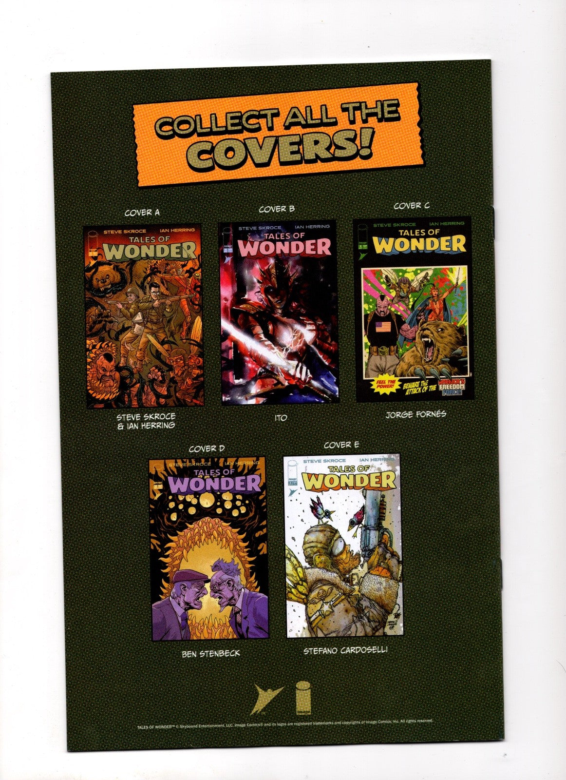 TALES OF WONDER #2 CVR B ITO VAR
