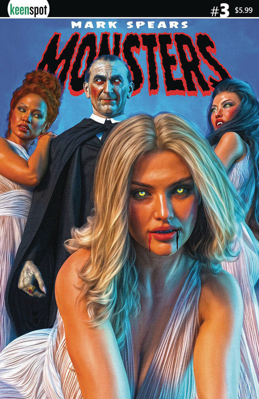 Mark Spears Monsters Issue #3 - Mark Spears - Cover B - Dracula and Brides