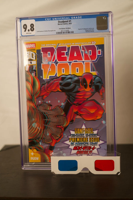 Deadpool 1 2025 Marvel Comics Pan-Galactic 3D Edition CGC 9.8