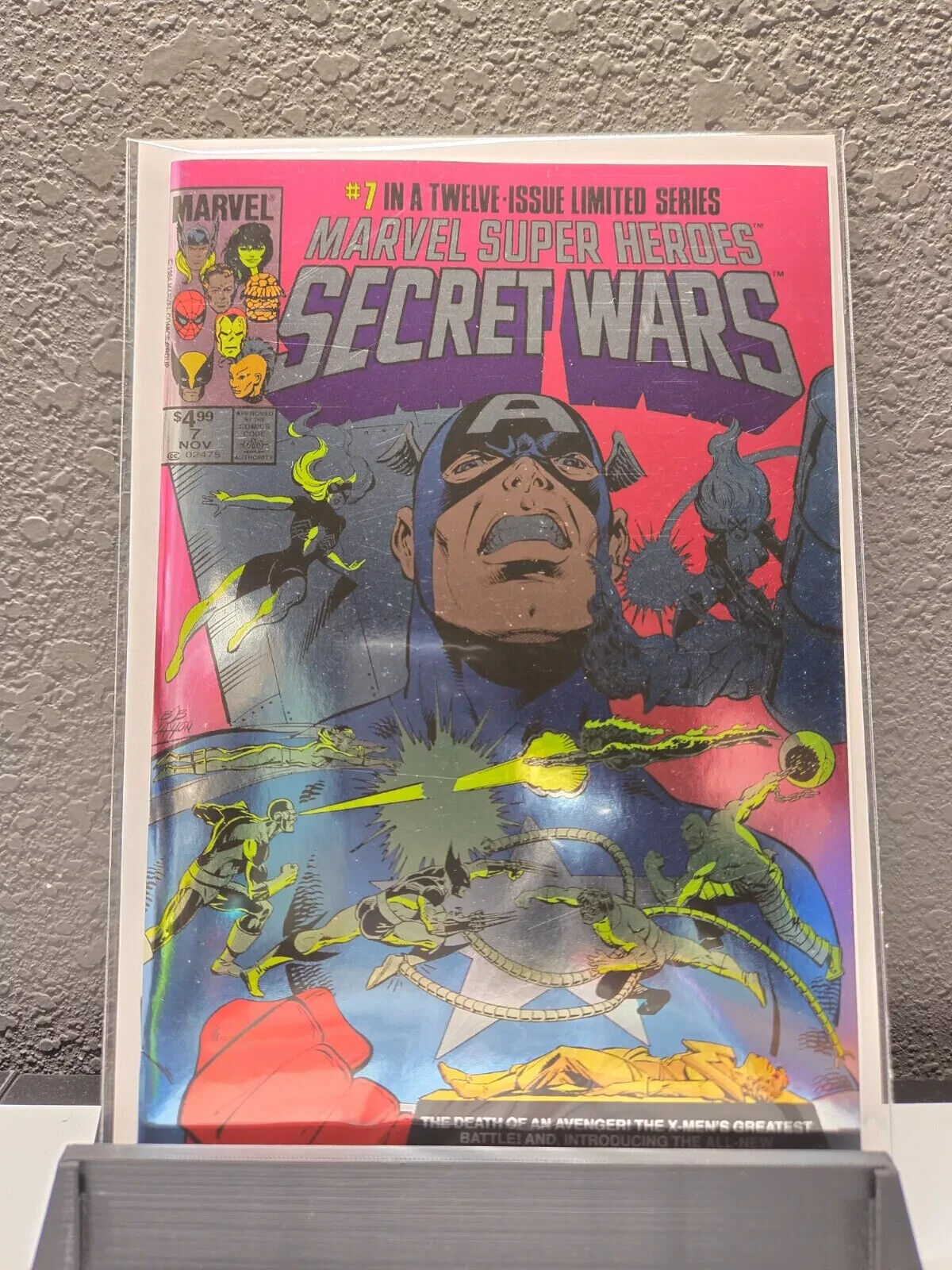 Marvel Super-Heroes Secret Wars Issue #7 - 2024 Facsimile - Foil